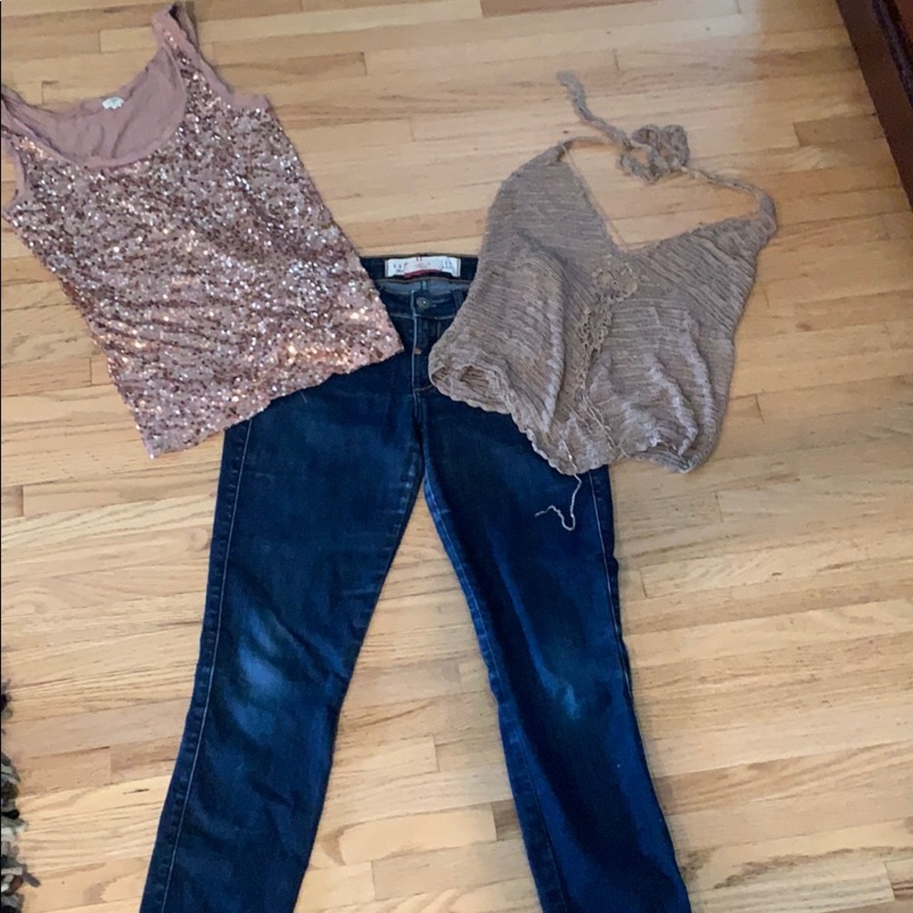 $30 for the combo! SEXY SHIRTS AND JEANS!